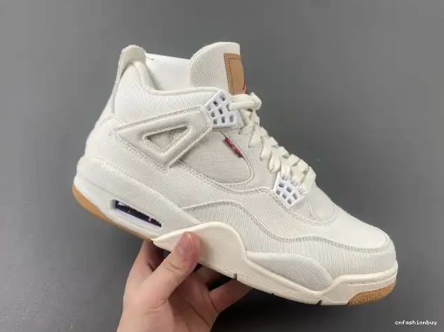 AO2571-100 Jordan 4 Levi's Air 'White' x 0629